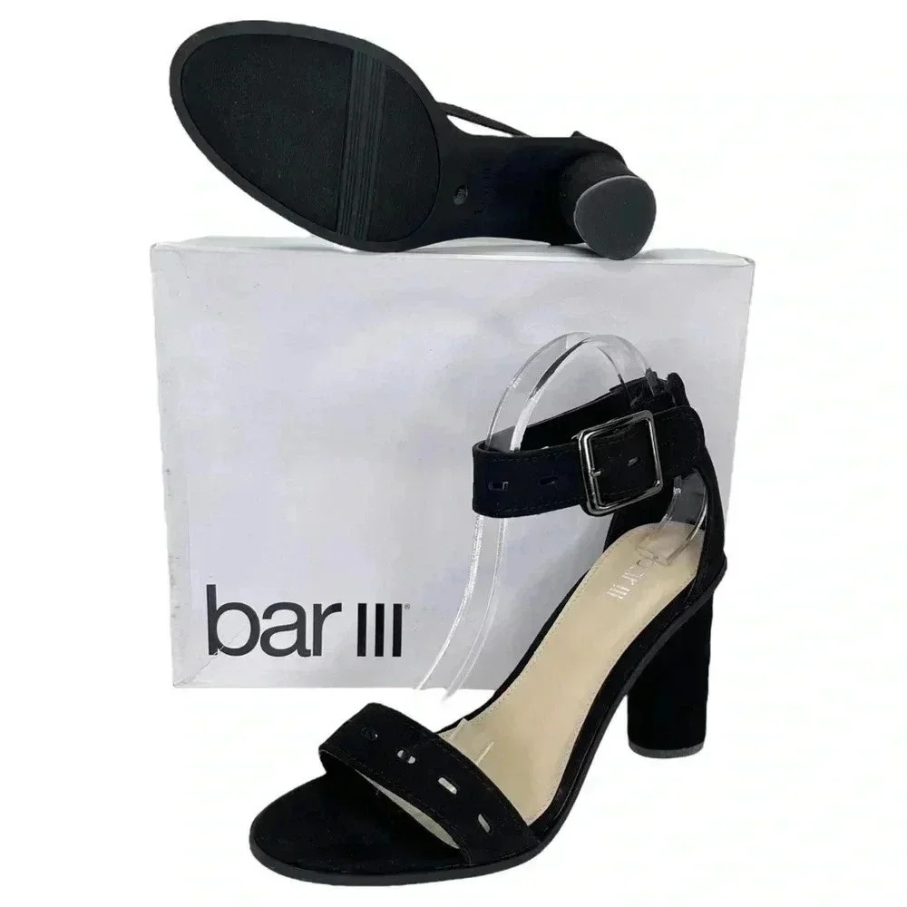 Bar III Breeanne Black Womens Heels Size 10M - Picture 12 of 12